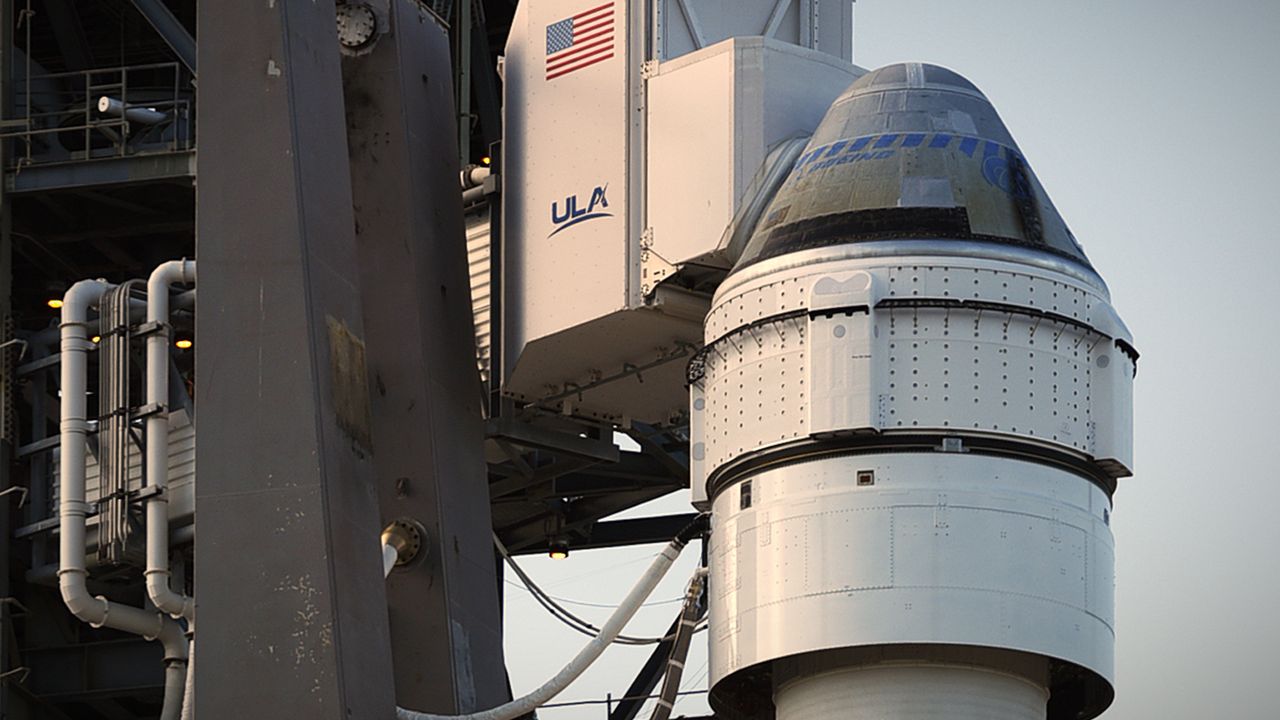 Boeing Starliner capsule before first crewed launch