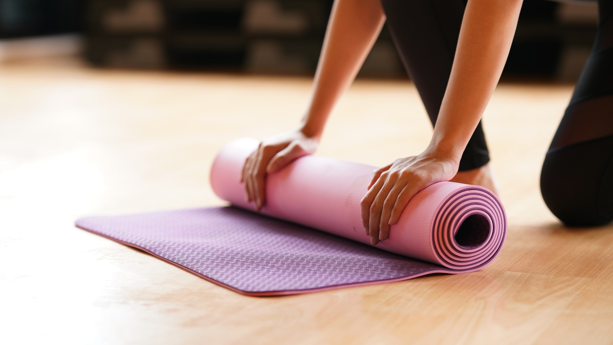 Yoga Mat Tie Dye Printing Non Slip Pilates Exercise Gym Shaping Training Sport 