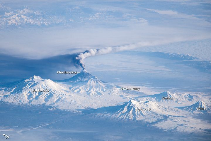 Klyuchevskoy volcano 