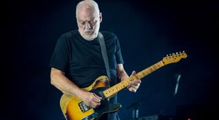 David Gilmour performs at the Royal Albert Hall in London on September 23, 2015