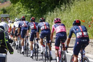 Giro d'Italia 2021 - 104th Edition - 10th stage Lâ€™Aquila - Foligno 130 km - 17/05/2021 - Ineos Grenadiers - photo Luca Bettini/BettiniPhotoÂ©2021