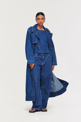 Jamison Denim Trench Coat