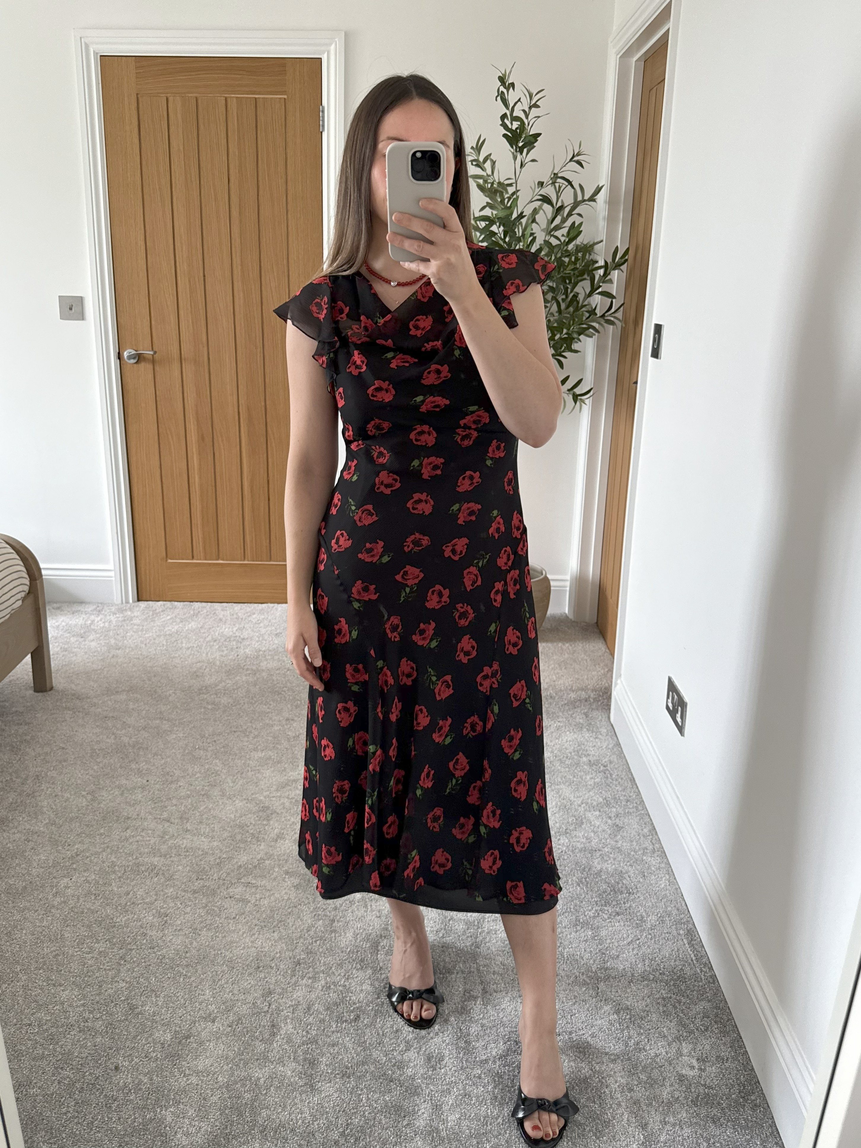 Emily Dawes wears petite M&S dresses