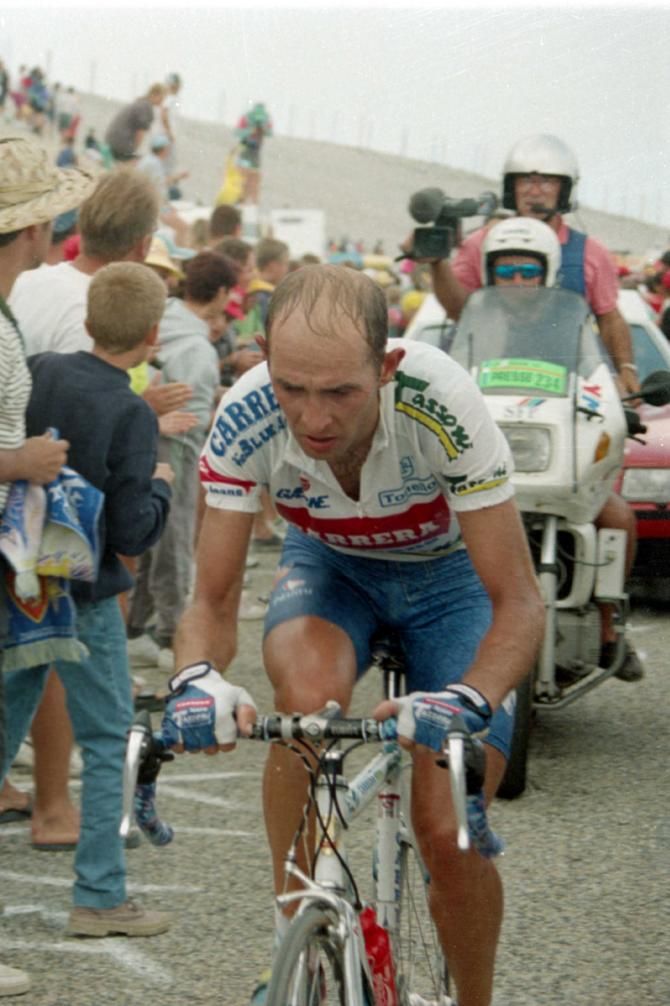 Marco Pantani attacked the Mont Ventoux when the Tour crossed it in 1994