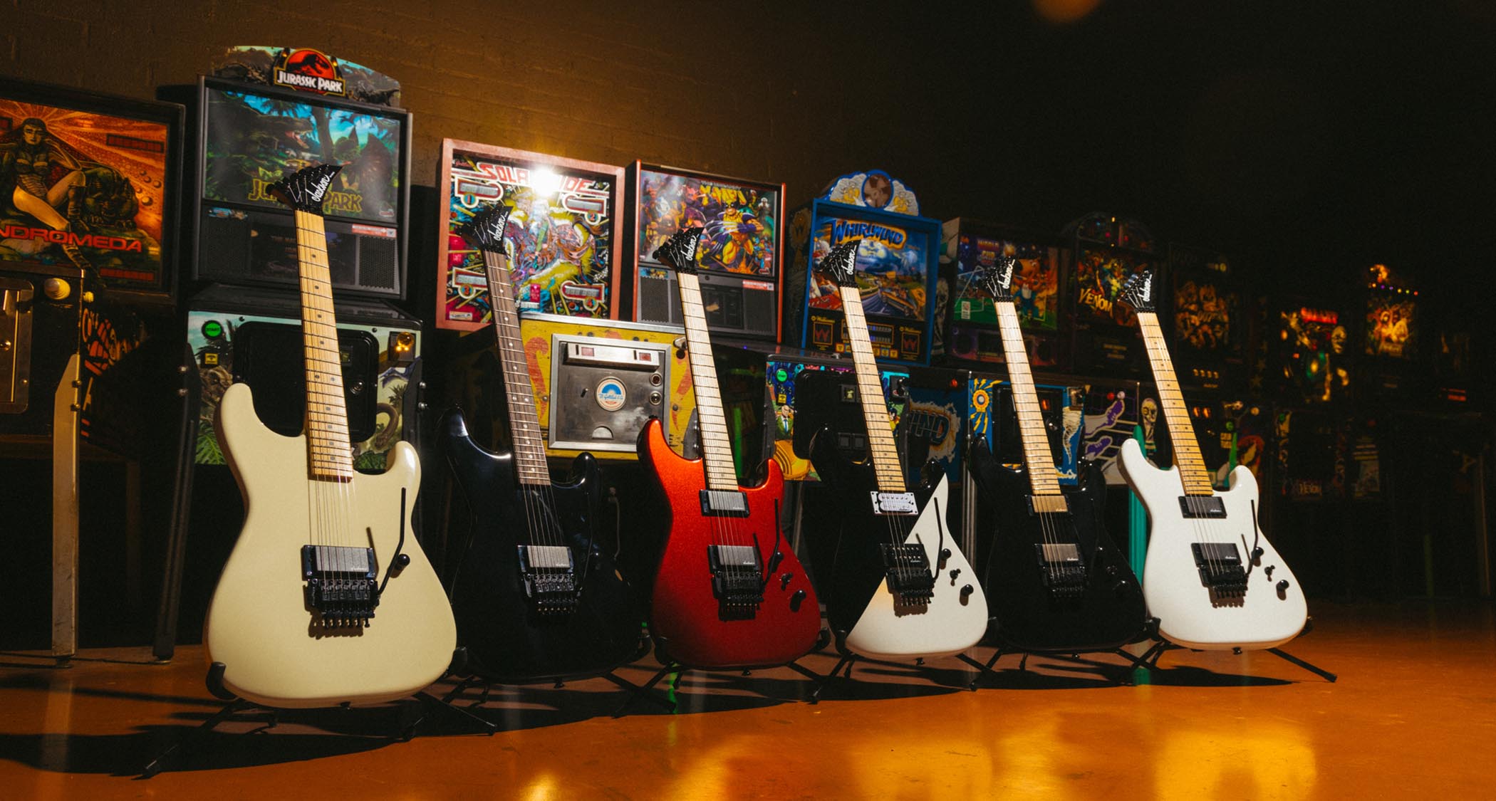 Jackson Pro Origins 1985 San Dimas: these retro S-styles take the high-performance electric guitar brand back to the &#039;80s, offering single and dual-humbucker platforms for shred with the choice of rosewood or maple fingerboards &amp;ndash; and what about that &amp;quot;Two-Face&amp;quot; black-and-white finish?