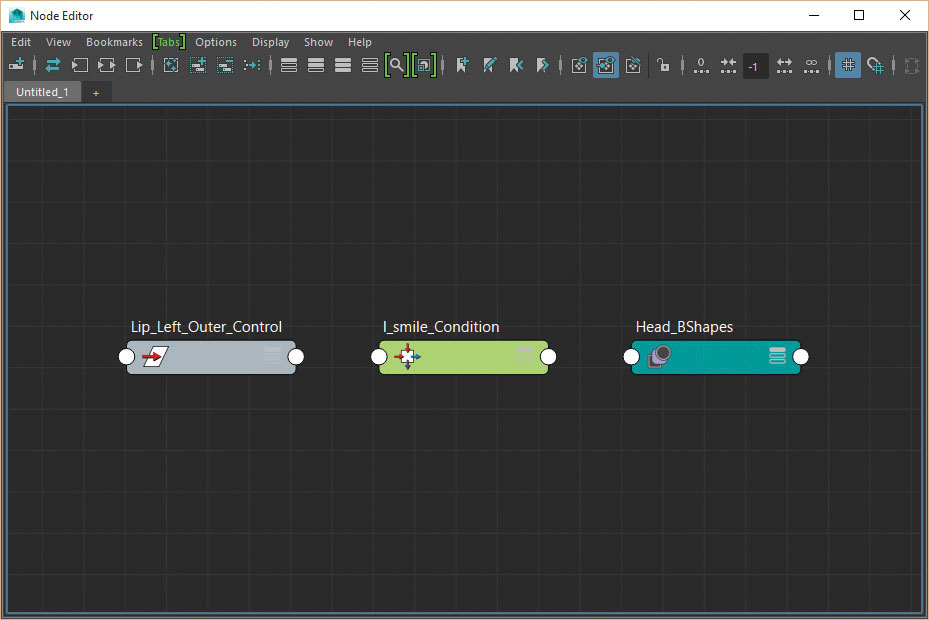 node editor in Maya