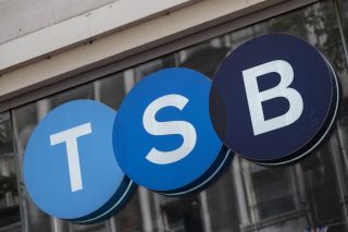 Sign for the Banking brand TSB on 30th May 2022 in Birmingham