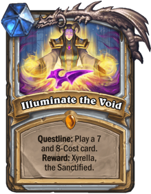 United in Stormwind card reveal for Seek Guidance.