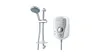 Triton T100xr 9.5KW Electric Shower White & Brushed Chrome