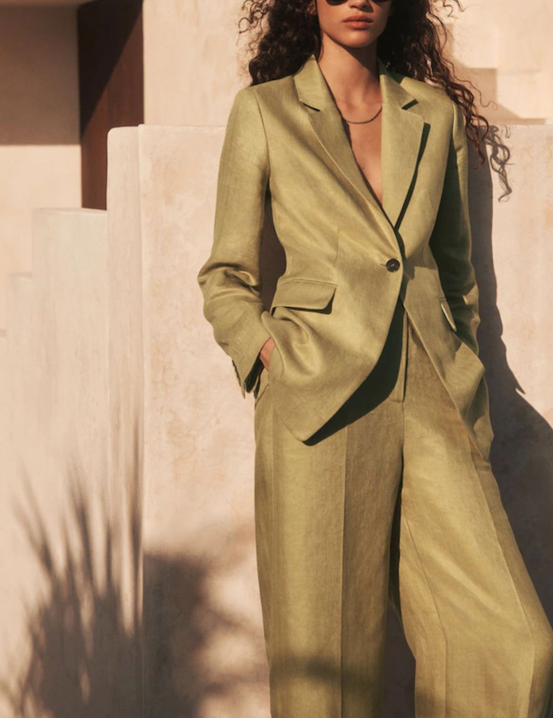 Image of green blazer