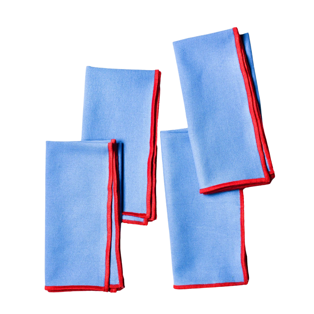 AllModern, Color Block Cotton Napkins, Set of 4
