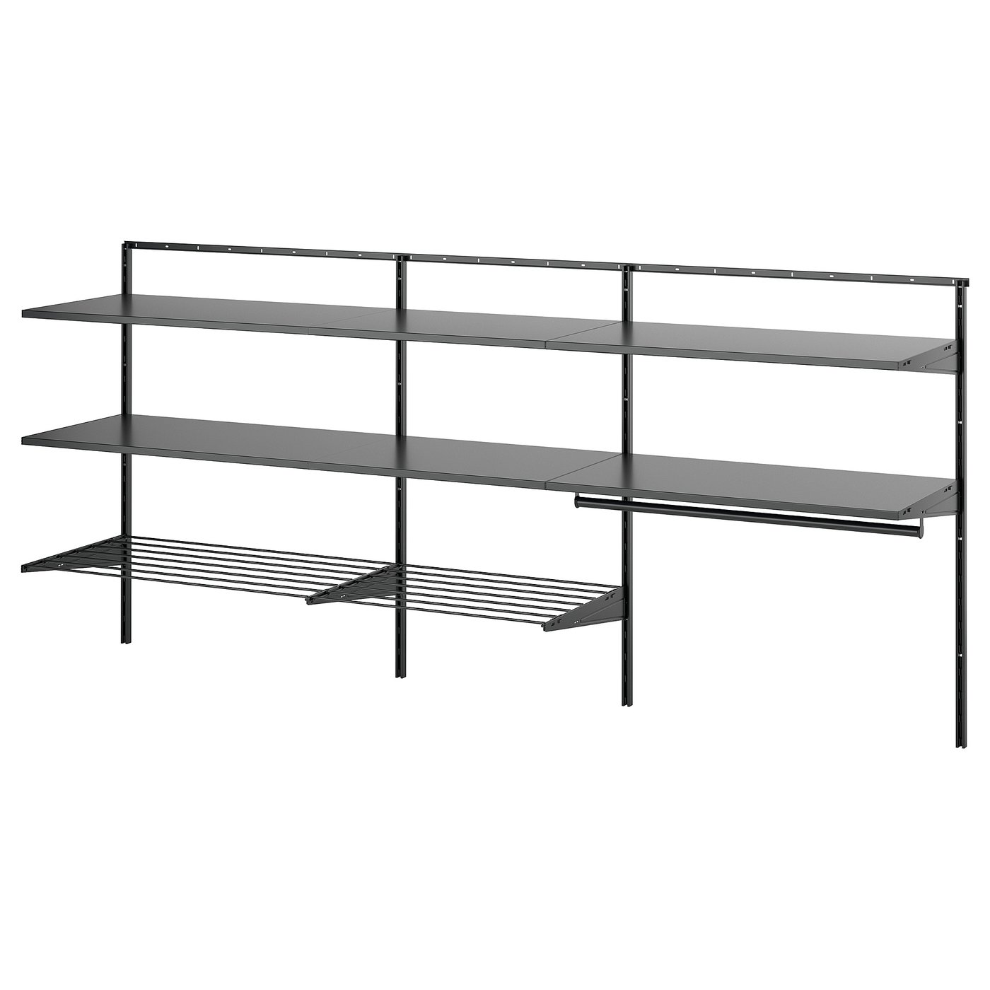 Boaxel Laundry Combination - Anthracite/metal 227x40x101 Cm