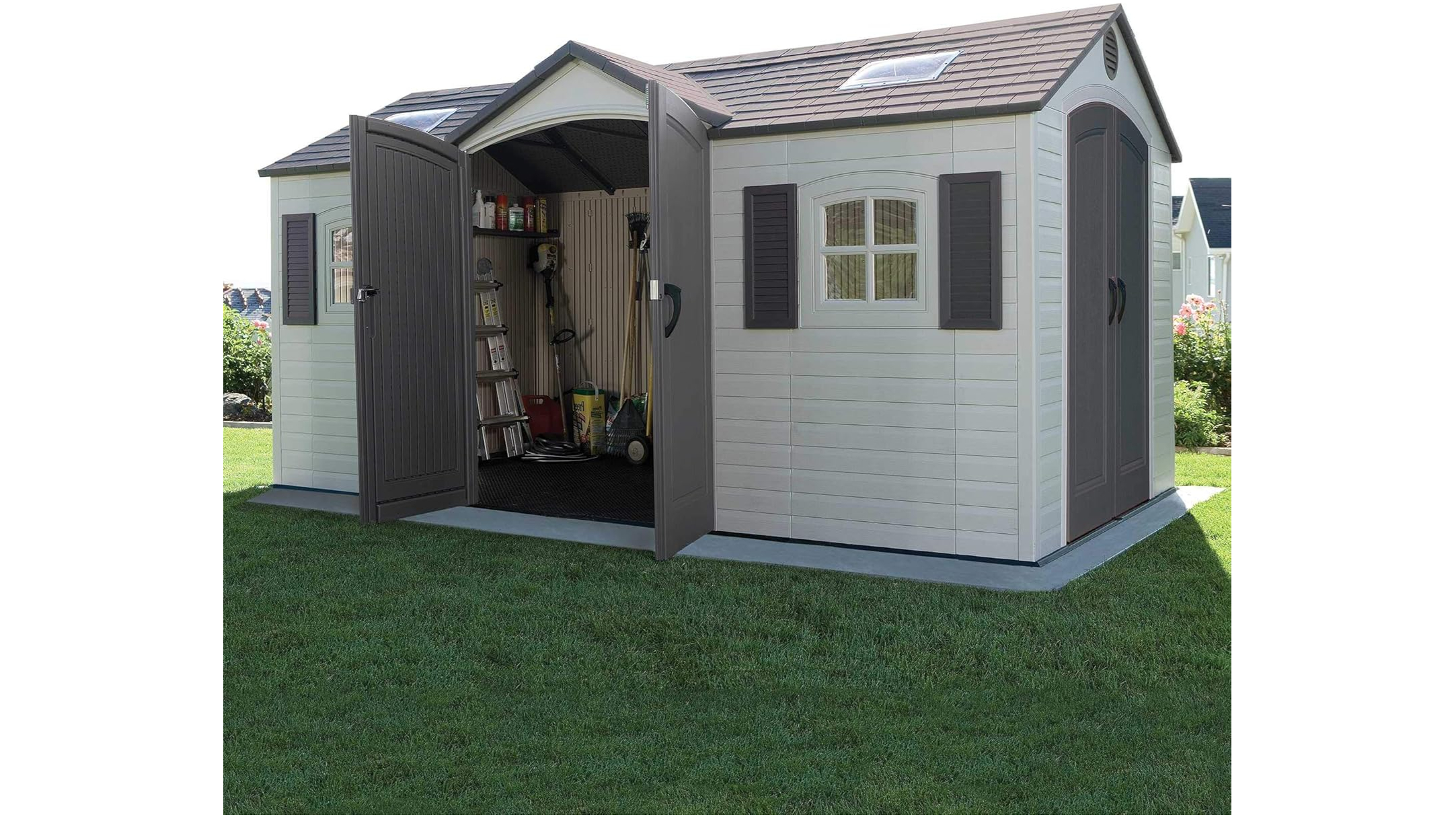 Lifetime outdoor storage shed