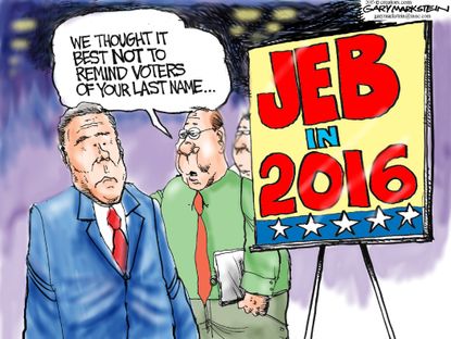 Political cartoon U.S. Jeb Bush election