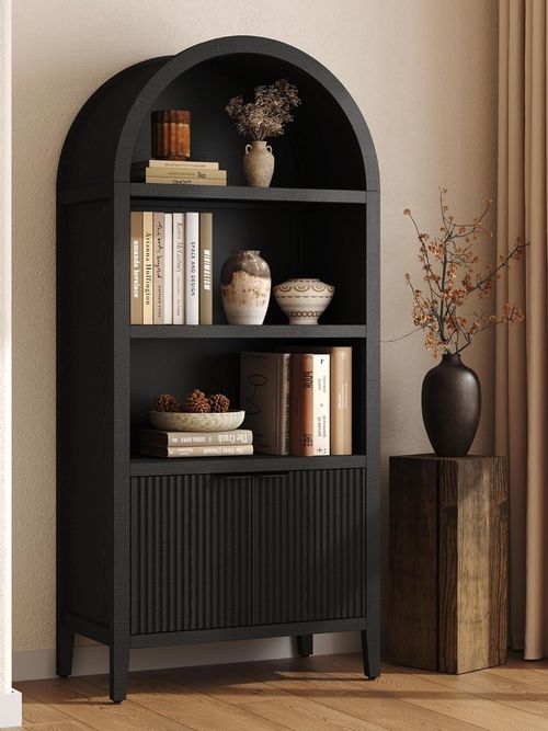 5-Tier Arched Display Bookcase