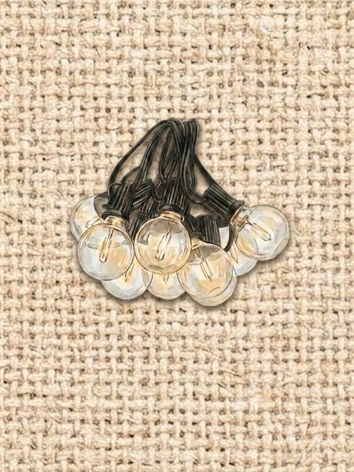 Outdoor String Lights with Edison Vintage Bulbs