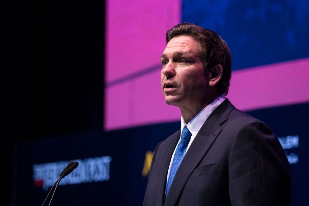 Florida Gov. Ron DeSantis (R). 