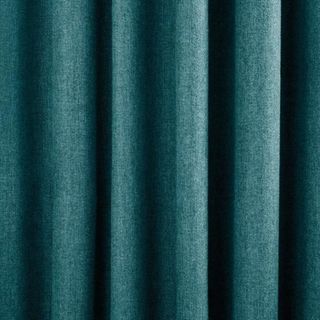 Jennings Thermal Pencil Pleat Curtains in teal