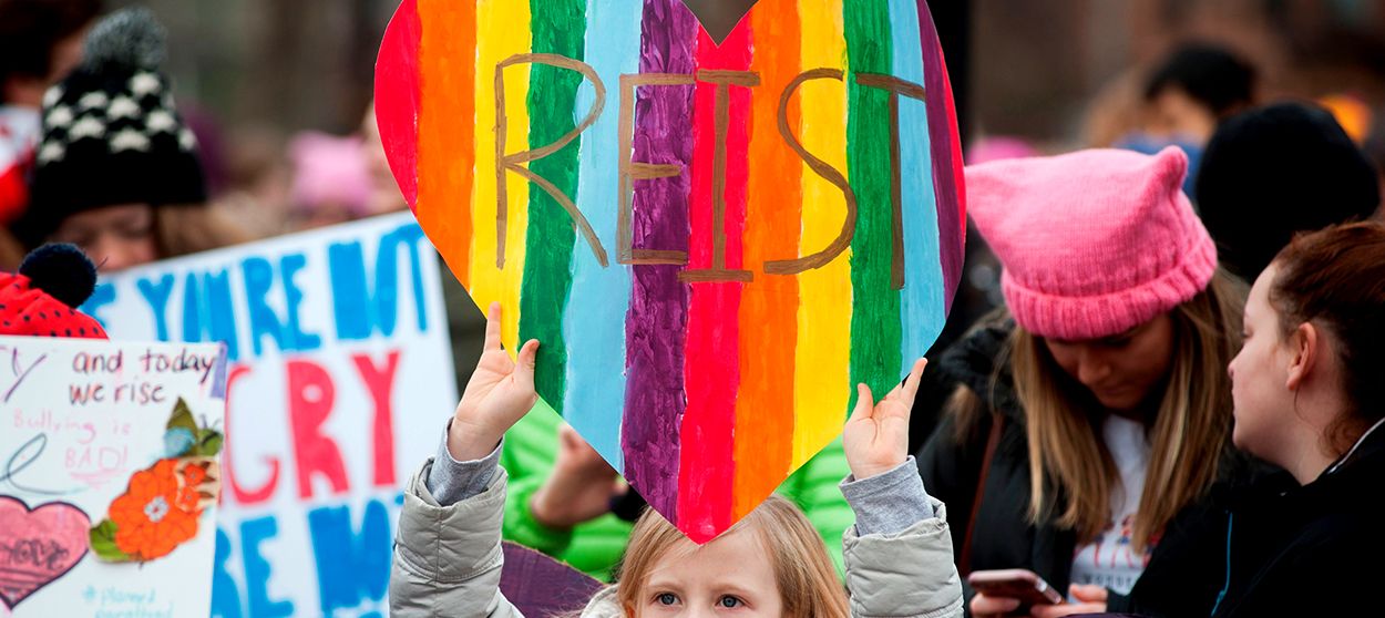 A protester.