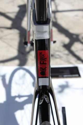 The truncated rear of the 2 Series Kammtail seat tube.
