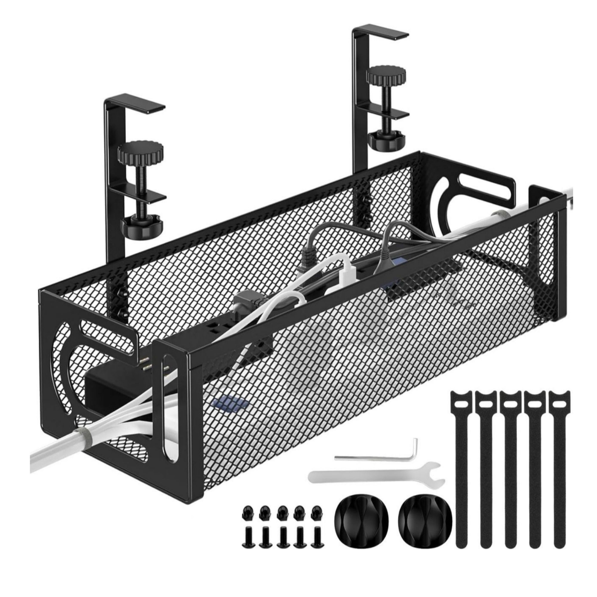 Under Desk Cable Management Tray