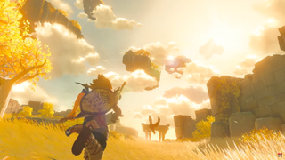 Breath of the Wild 2 running across the fields