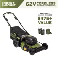 Green Machine 62V Self-Propelled Lawn Mower