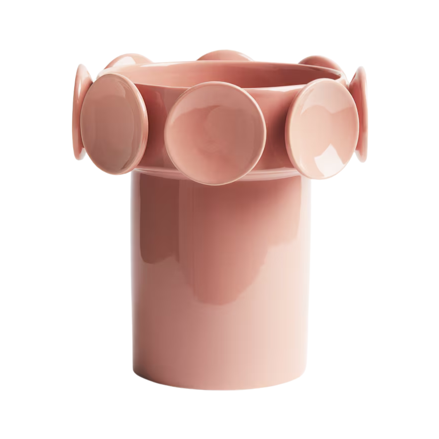 A pink Stoneware Vase from H&M
