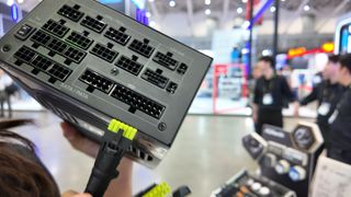 ASRock power supply with 12V-2x6 power cable that has a thermal sensor