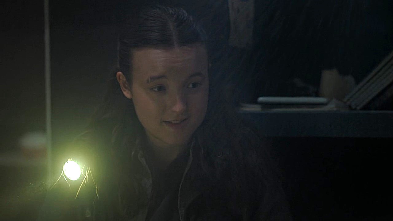 Bella Ramsey as Ellie on The Last of Us 2x5.