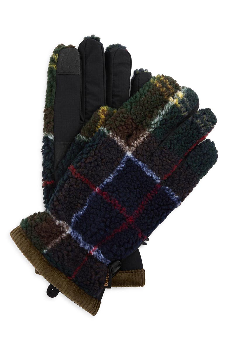 Field Tartan Fleece Touchscreen Gloves
