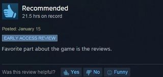 The best part of H1Z1 is the reviews