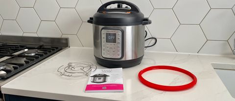 The Instant Pot Duo Plus with all its accessories
