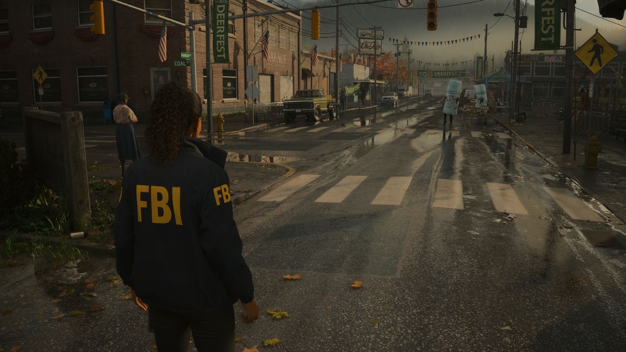 Alan Wake 2 image fidelity comparison screenshots