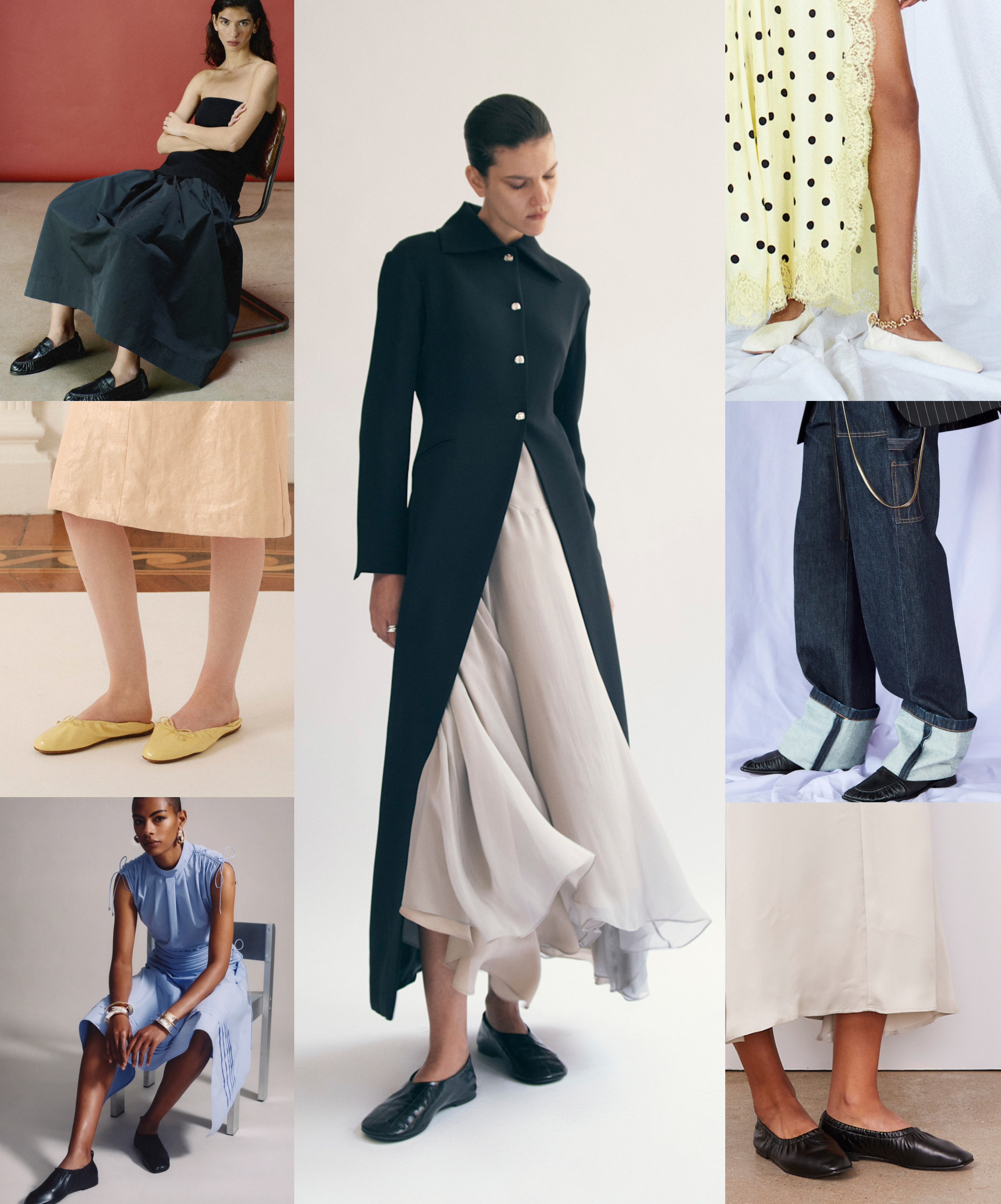 winter 2026 shoe trend of glove flats at A.L.C., Alberta Ferretti, 3.1 Phillip Lim, Kallmeyer, Sportmax, and Officine G&amp;eacute;n&amp;eacute;rale Resort 2026