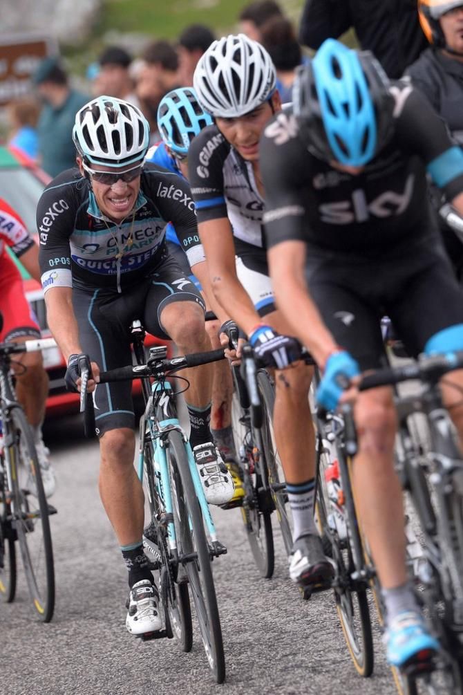 Chris Froome (Team Sky) was yo-yoing again today