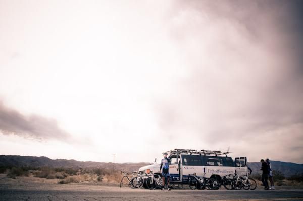 Desolation for part of the long team ride.