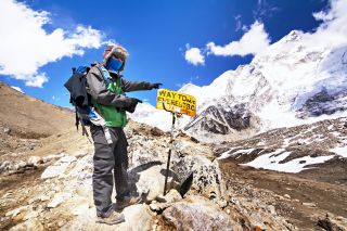 Mountain climber Mount Everest