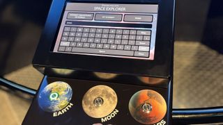 The space exploration exhibit at the Orlando Science Center. 