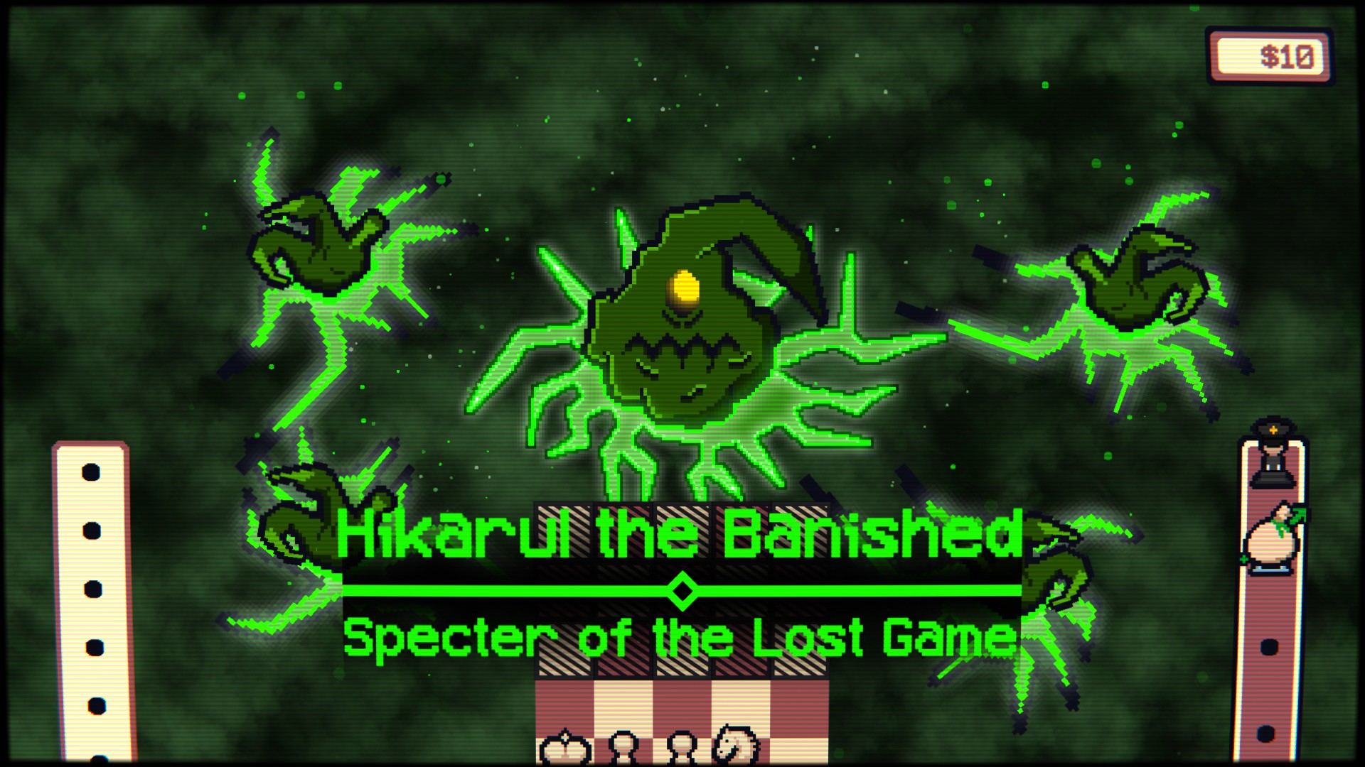 A boss fight starting in Gambonanza.