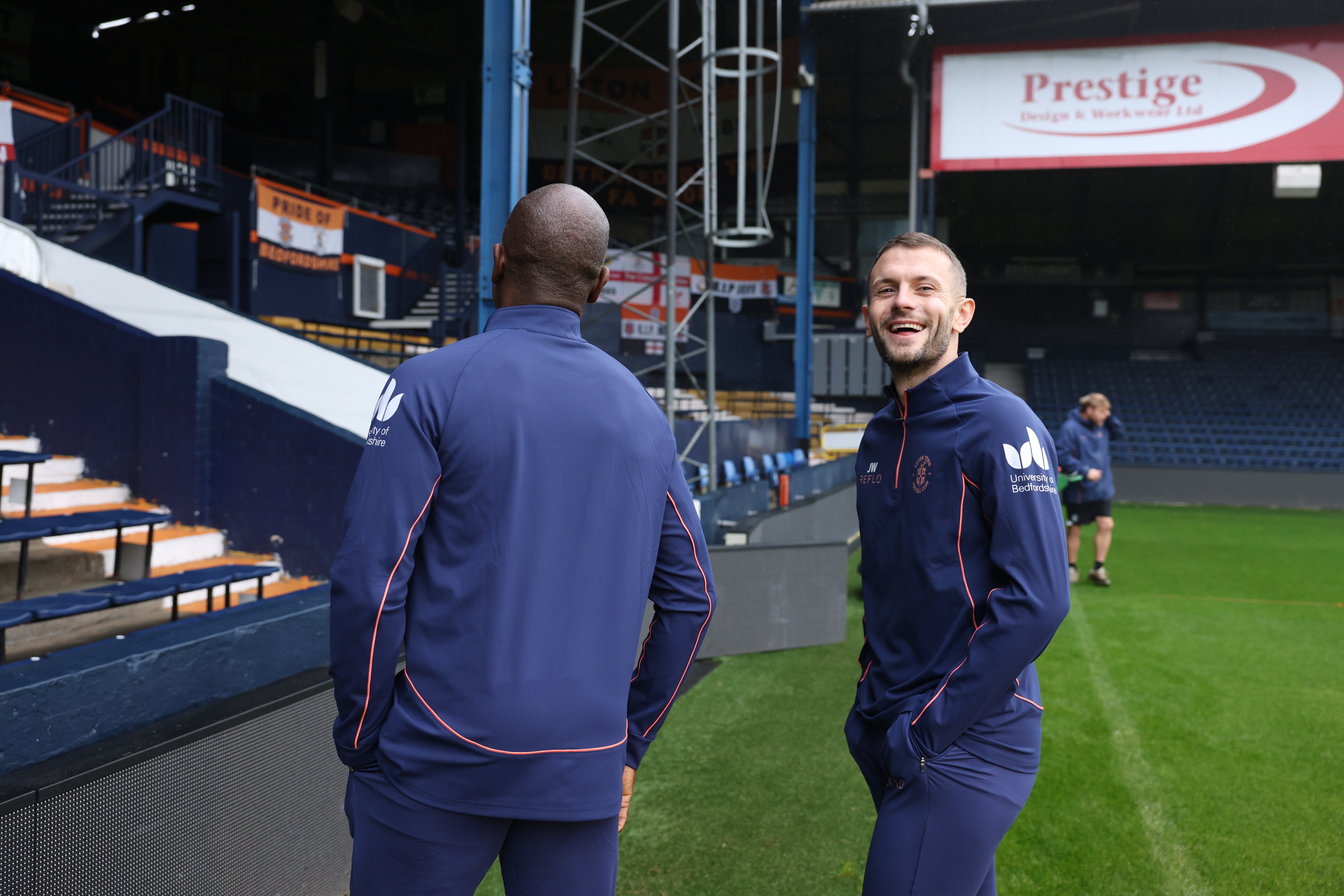 Luton Town manager Jack Wilshere