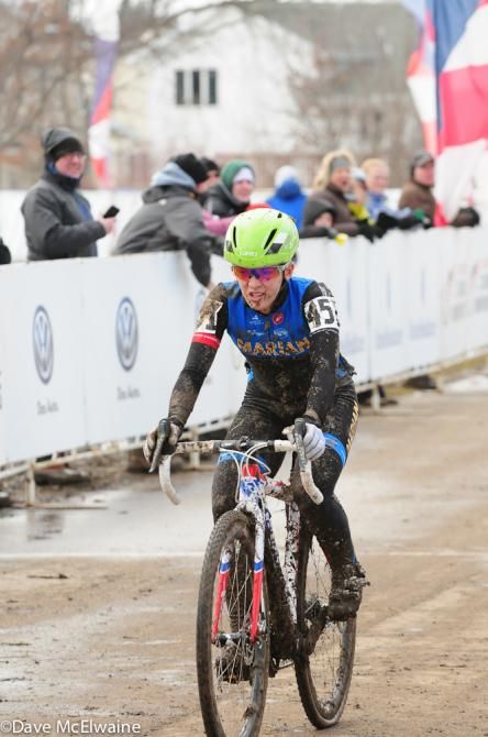 Kaitlin Antonneau (Marian) wins the women's collegiate D1 'cross title