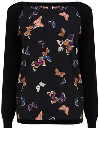 Oasis Butterfly Print Sweatshirt, £40