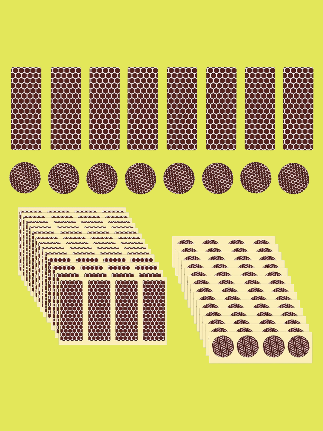 A 120-pack of adhesive match striker stickers from Amazon