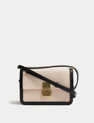 Faux Leather Cross Body Bag