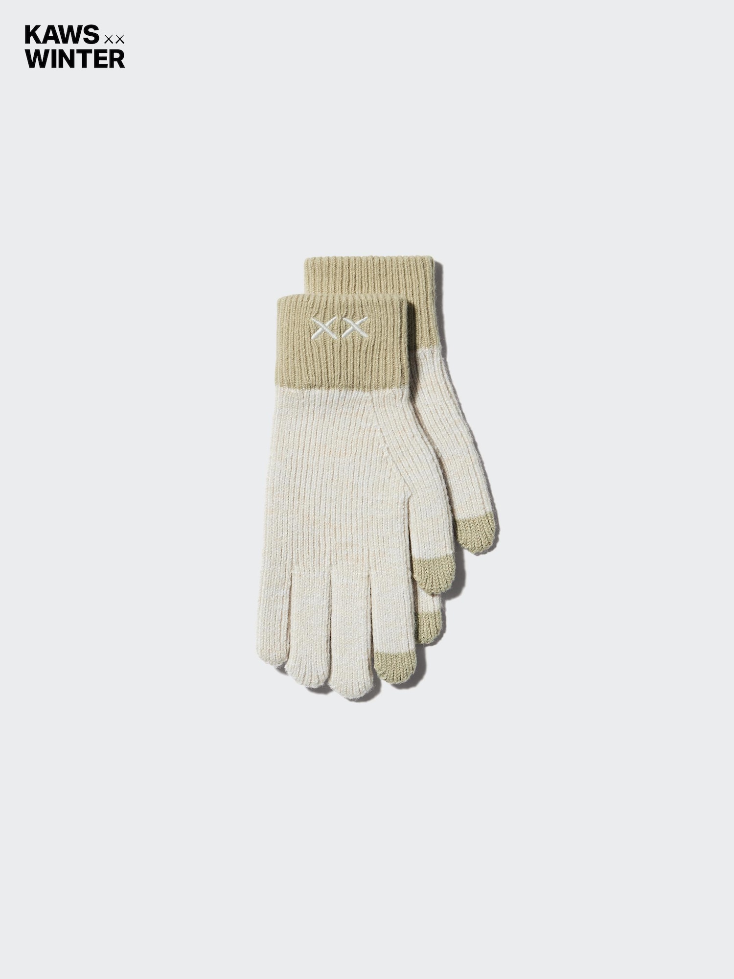 Kaws Winter Heattech Knit Gloves