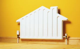 House shaped radiator