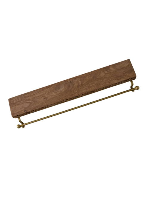 Eleanor Carved Wood Stocking Holder