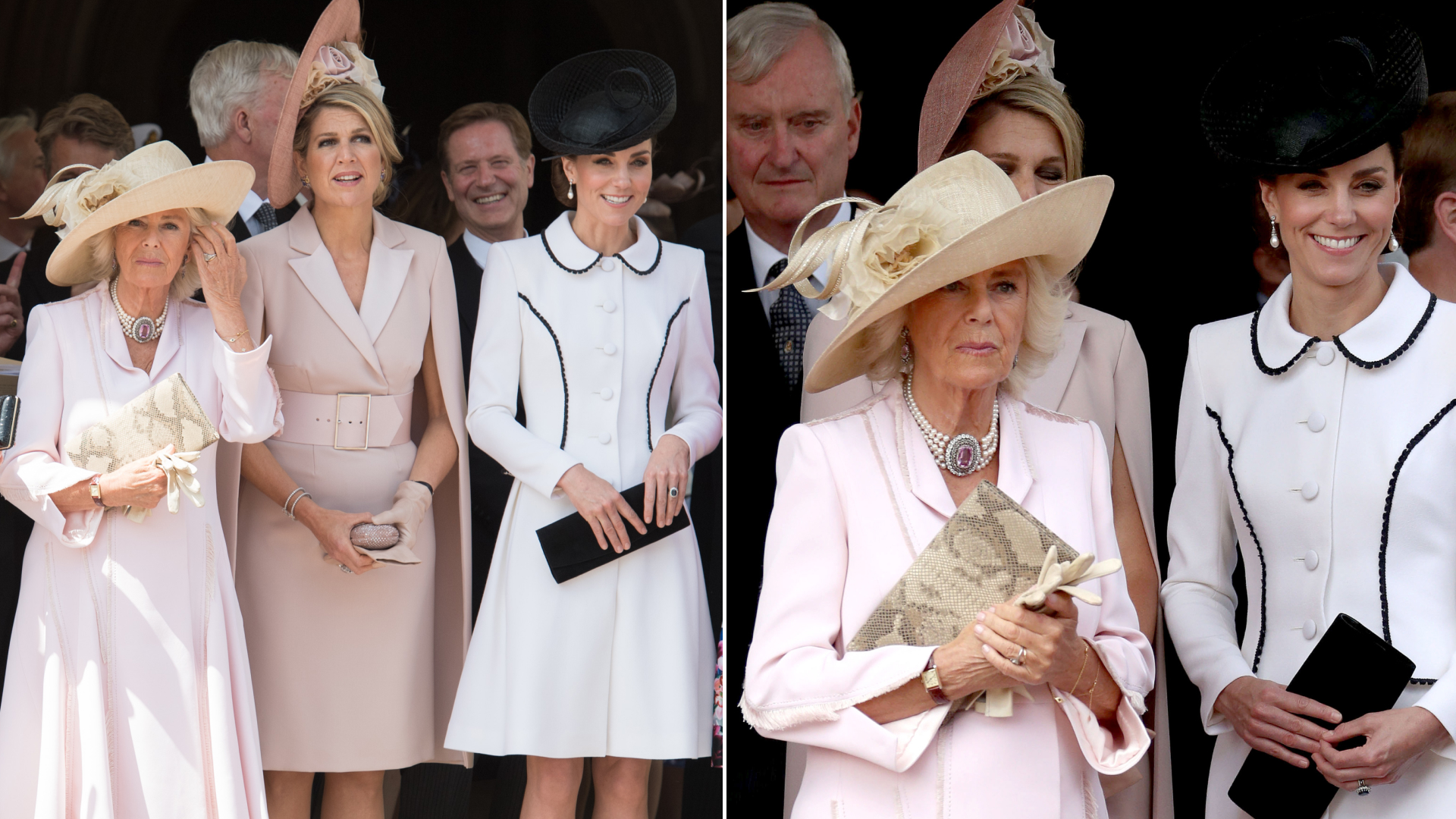 Queen Camilla and Princess Kate attend the Order of the Garter in 2019