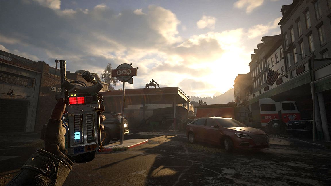 A Quiet Place: The Road Ahead; images from a video game